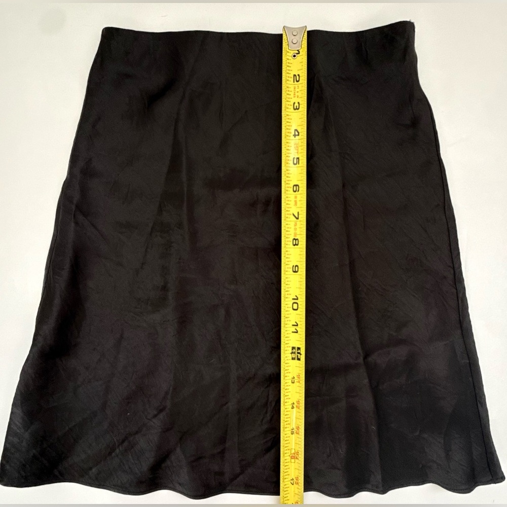 Aritzia Babaton Black Slip Mini Skirt Size 00 (xxs/xs) - Picture 5 of 6